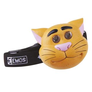LED čelovka - mačka (Emos LED E-20C - MAČKA)