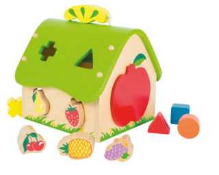 Legler - Domček s vkladacími kockami a ovocím (Legler - Domček)