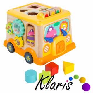 Legler - Motirická hračka Autobus (Small Foot Motorická kocka)