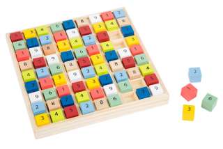 Legler - Sudoku farebné kocky (Legler Sudoku drevené kocky)