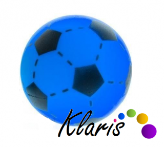 Penová futbalová lopta - modrá (Futbalová lopta, penová)
