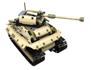 RC Stavebnica Tank, 497 ks (RC stavebnica tank)