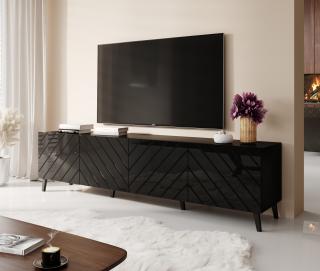 Tv stolík Abeto 200 čierny