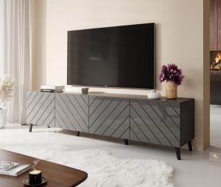Tv stolík Abeto 200 sivý