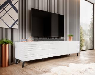 Tv stolík Nova biely