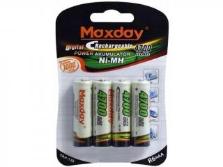 4 nabíjacie batérie MAXDAY AA Ni-MH 4700 mAh