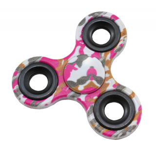 Antistresový Fidget Spinner - Finger spin maskáčový ružový