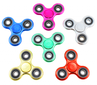 Antistresový Fidget Spinner - Finger spin metalický