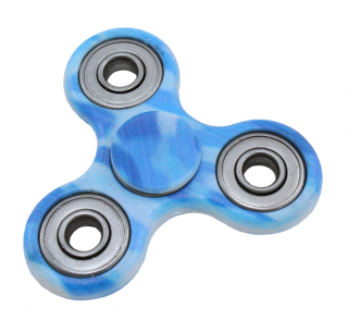 Antistresový Fidget Spinner - Finger spin pastelový modrý