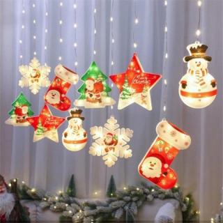 Vianočná LED dekorácia 5 farebných motívov
