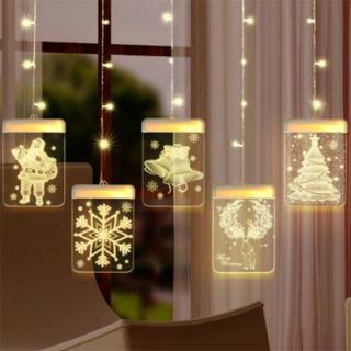 Vianočné 3D LED dekorácia 5 motívov