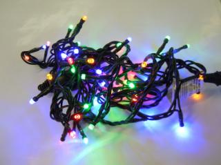 Vianočné osvetlenie - 100 LED pre vnútorné použitie - farebné
