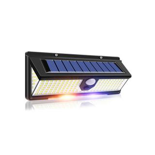 Vonkajšie solárne nástenné svetlo s detekciou pohybu a núdzovým režimom CL-S190