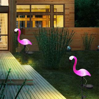 Záhradné solárne svetlo Flamingo