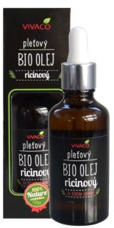 BIO OLEJ pleťový Ricínový - s pipetou (Prírodná kozmetika)