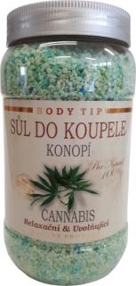 BODY TIP Aromatická soľ do kúpeľa Cannabis (Prírodná)