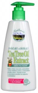 HERB EXTRACT Krém na nohy s Tea Tree Oil (Prírodná kozmetika)