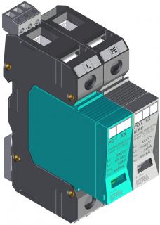 Prepäťová ochrana KIWA PO I 1+1 R 280V/12,5kA (Zvodič prepätia)