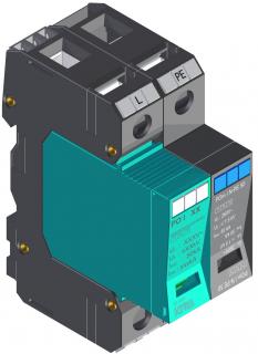 Prepäťová ochrana KIWA PO I 1+1m 280V/12,5kA (Zvodič prepätia)