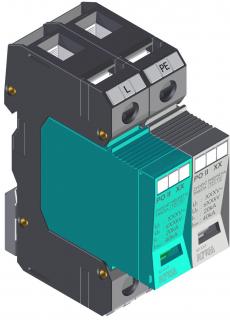 Prepäťová ochrana KIWA PO II 1+1 280V/40kA (Zvodič prepätia)