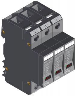 Prepäťová ochrana KIWA POm I 3 LCF 37,5 280V/12,5kA (Zvodič)