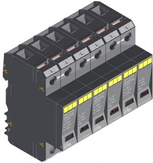 Prepäťová ochrana KIWA POm I 3 LCF 90 280V/30kA (Zvodič)