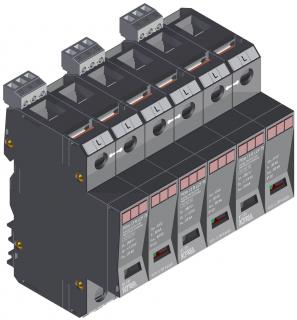 Prepäťová ochrana KIWA POm I 3 R LCF 75 280V/25kA (Zvodič)