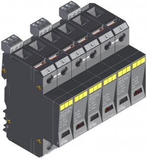 Prepäťová ochrana KIWA POm I 3 R LCF 90 280V/30kA (Zvodič)