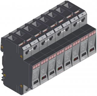 Prepäťová ochrana KIWA POm I 4 LCF 100 280V/25kA (Zvodič)