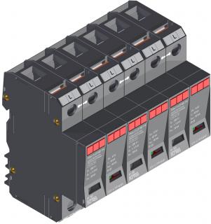 Prepäťová ochrana KIWA POm I  LCF BD 114 280V/114 kA (Zvodič)