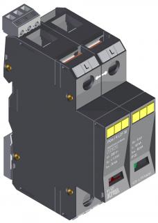 Prepäťová ochrana KIWA POm I R LCF 30kA (Zvodič prepätia KIWA )