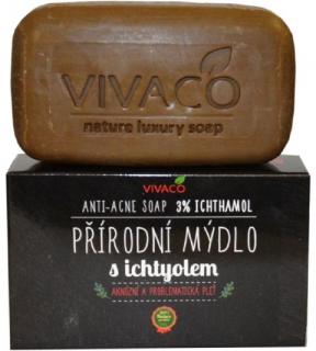 Prírodné mydlo s ichtyolom (Prírodná kozmetika VIVACO)