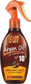 SUN Argan oil opaľovací olej s arganovým olejom SPF 10