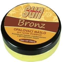 SUN Argan oil opaľovacie maslo BRONZE pre rýchle zhnednutie BEZ UV ()