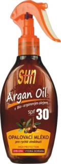 SUN Argan oil opaľovacie mlieko s arganovým olejom SPF 30