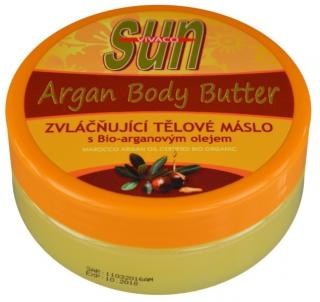 SUN Argan oil zvláčňujúce telové maslo po opaľovaní s bio arganovým olejom ()
