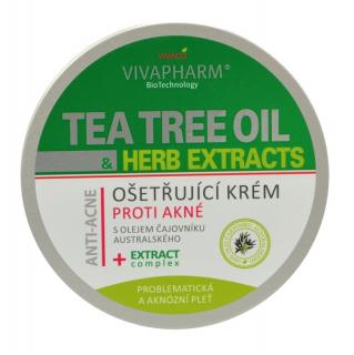 TEA TREE OIL  EXTRACTS Ošetrujúci krém proti akné