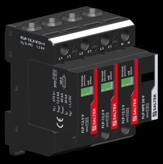 Zvodič prepätia SALTEK FLP- 12,5 V/3+1 S (SALTEK  prepäťová)