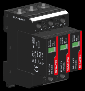 Zvodič prepätia SALTEK FLP-12,5 V/3 3P  (SALTEK  prepäťová)