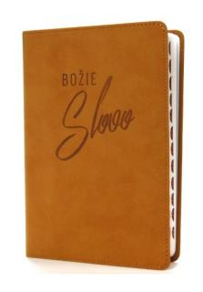 Biblia ekumenická s DT, štandardný formát, bledohnedá, 2023 (SLOVO na cestu životom)