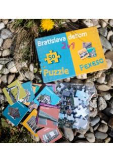 Bratislava deťom 2v1 Puzzle a Pexeso