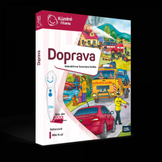 KNIHA DOPRAVA (Interaktívna kniha Doprava z edície Kúzelné čítanie, vďaka ktorej sa deti hravou formou naučia o všetkých sférach dopravy. )