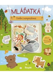 Kniha s magnetkami: Mláďatká (Zábavné učenie so 16 magnetkami)