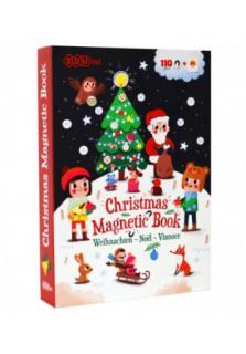 Magnetická kniha Vianoce - Christmas Magnetic Book (Magnetická kniha pre všetkých milovníkov Vianoc a zimy s prekvapením.)