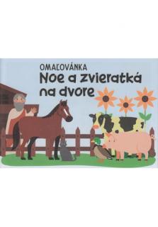 Maľovanka - Noe a zvieratká na dvore