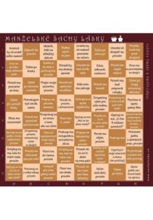 Manželské šachy lásky (hnedé)