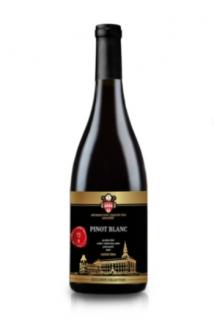 Mešní víno: Pinot Blanc 2019 Exclusive collection (Pozdní sběr, polosuché, zrálo v dubovém sudu)