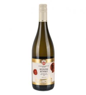 Mešní víno: Ryzlink rýnský 2019 (pozdní sběr, suché, zrálo s dubovém sudu, 0,75l, 2019)