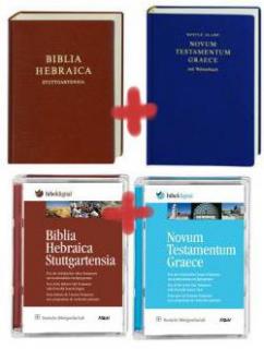 MIDDLE: Biblia v pôvodnom jazyku, knihy + CD (Stredne užívateľsky hodnotný balíček kníh a CD SZ a NZ v pôvodnom jazyku)