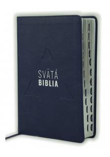 Svätá biblia / Roháčkov preklad, 2020, s indexami, m.v., tmavomodrá